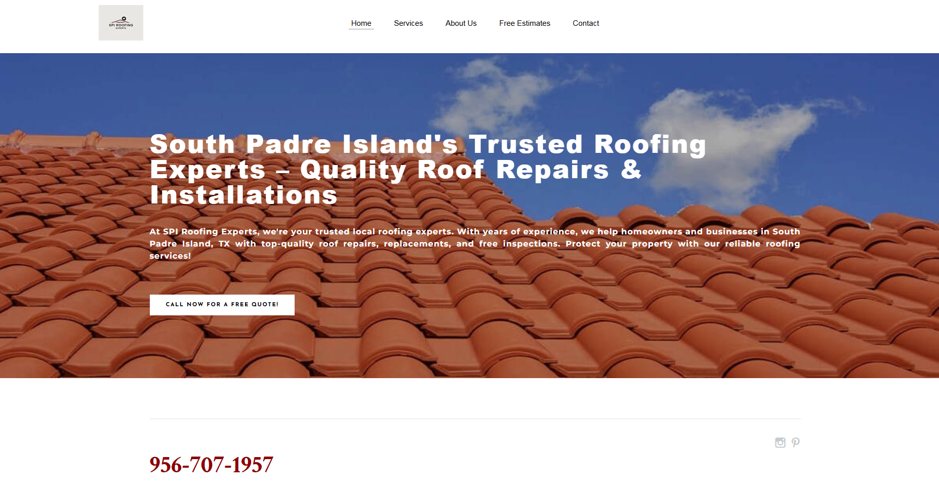 SPI Roofing Website