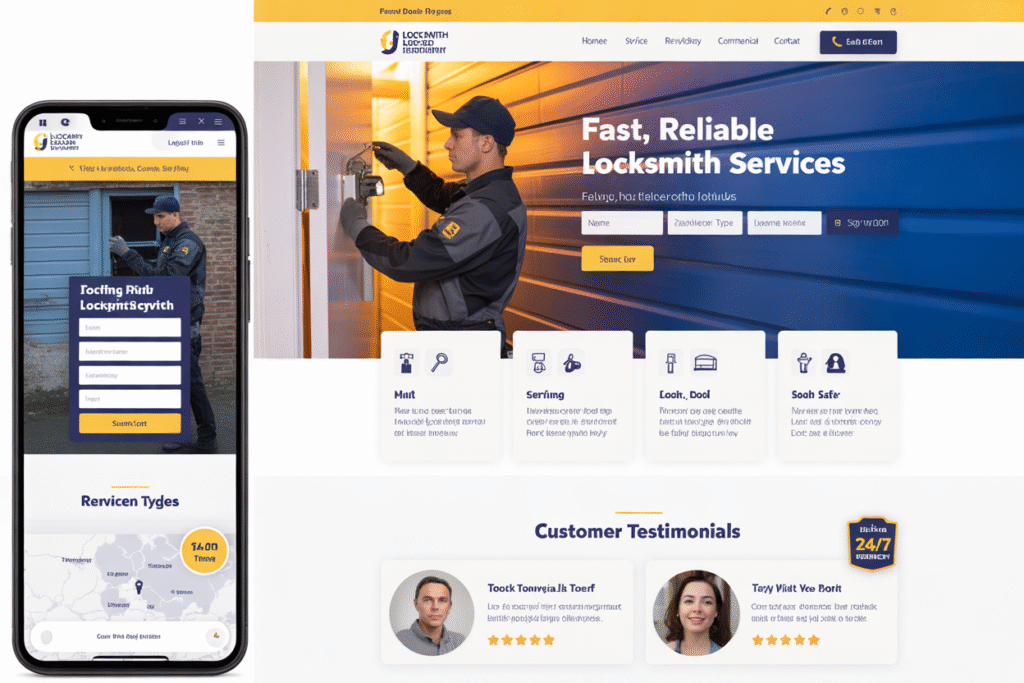 Affordable Locksmith Website Design Texas